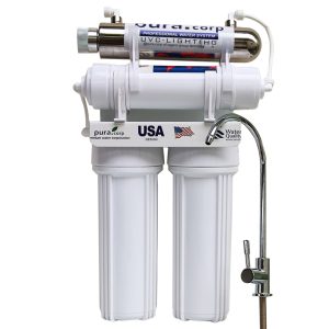 Purificador de agua 4 etapas puracorp con luz uv